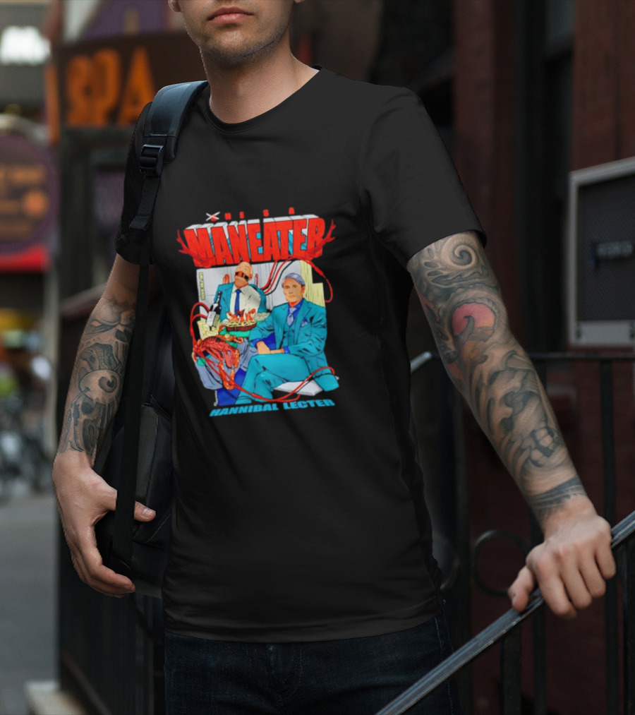 Maneater Hannibal Lecter Vintage Comic T-Shirt