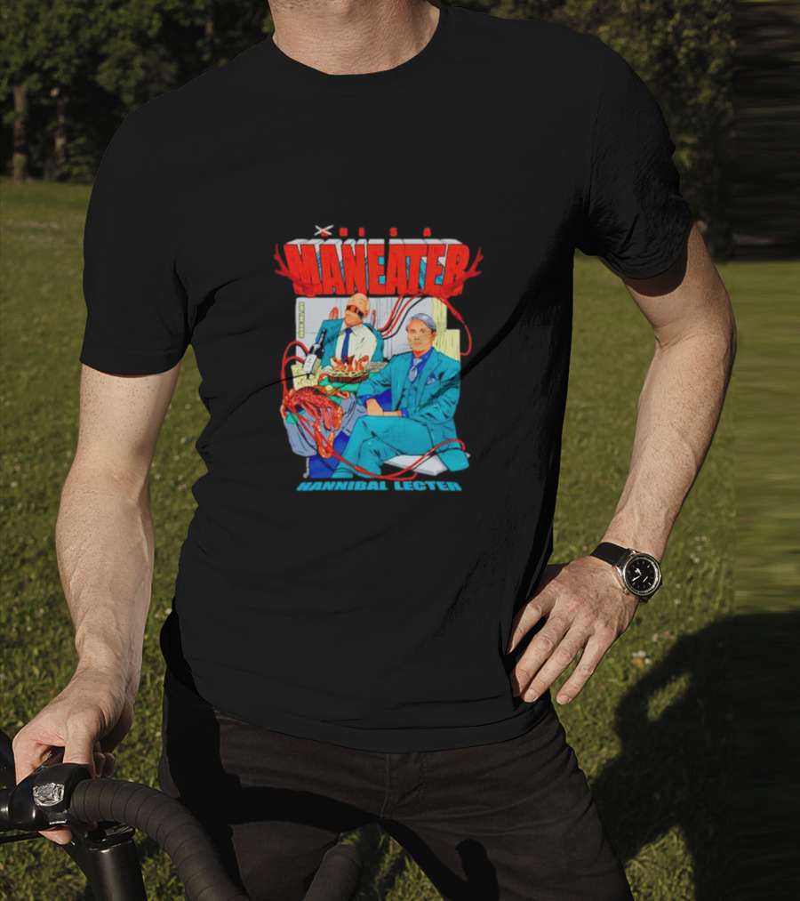 Maneater Hannibal Lecter Vintage Comic T-Shirt
