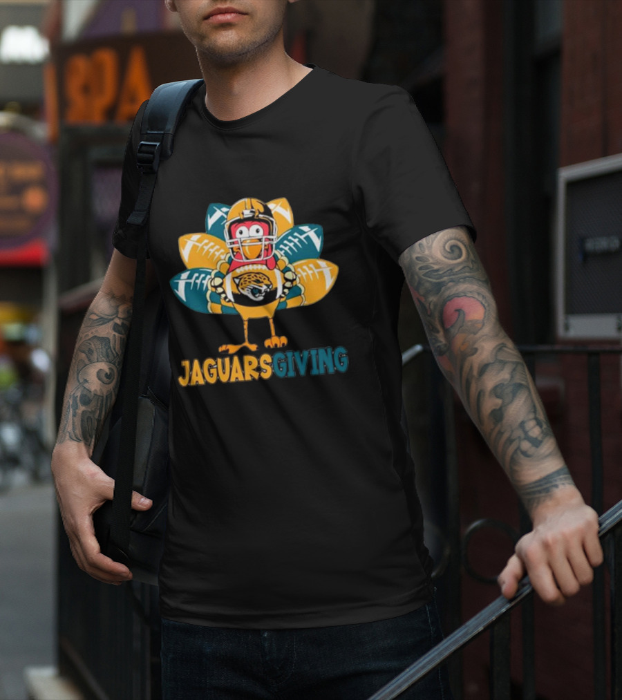 Jaguarsgiving Thanksgiving Jacksonville Jaguars Turkey T-Shirt