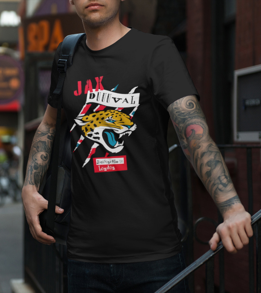 Jax Duuuval Jacksonville To London Jaguars T-Shirt