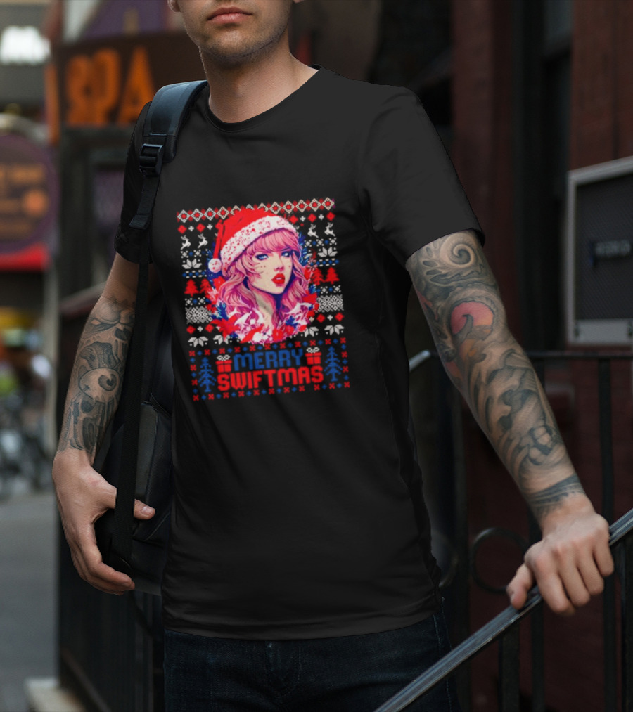Merry Swiftmas Festive Christmas T-Shirt