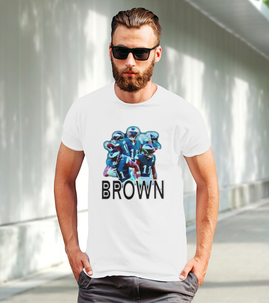 Philadelphia Eagles AJ Brown NFL Football T-Shirt