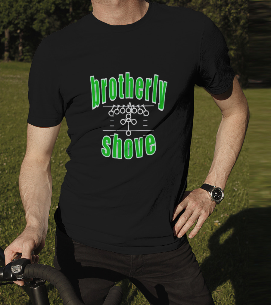 Brotherly Shove Philly Eagles Play Diagram T-Shirt