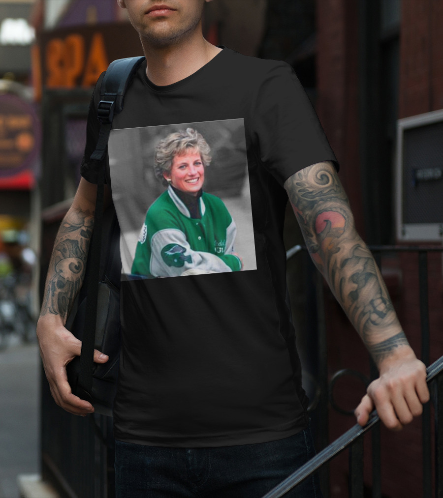 Philadelphia Eagles Fan Princess Diana Iconic T-Shirt