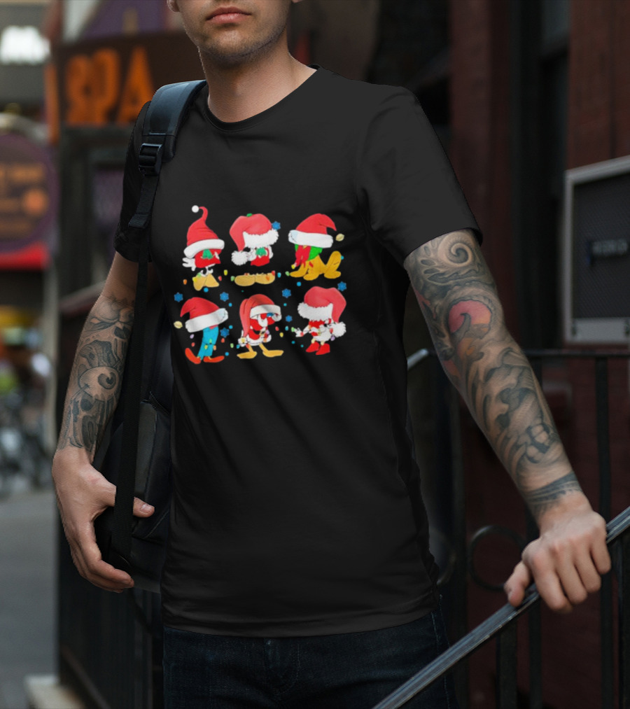 Santa Mouse And Friends Holiday Cheer T-Shirt
