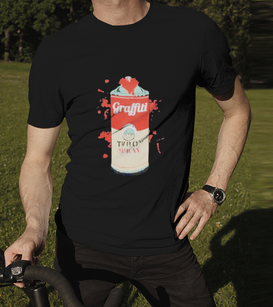 Graffiti TV Boy Spray Can Art Shawn Stockman T-Shirt
