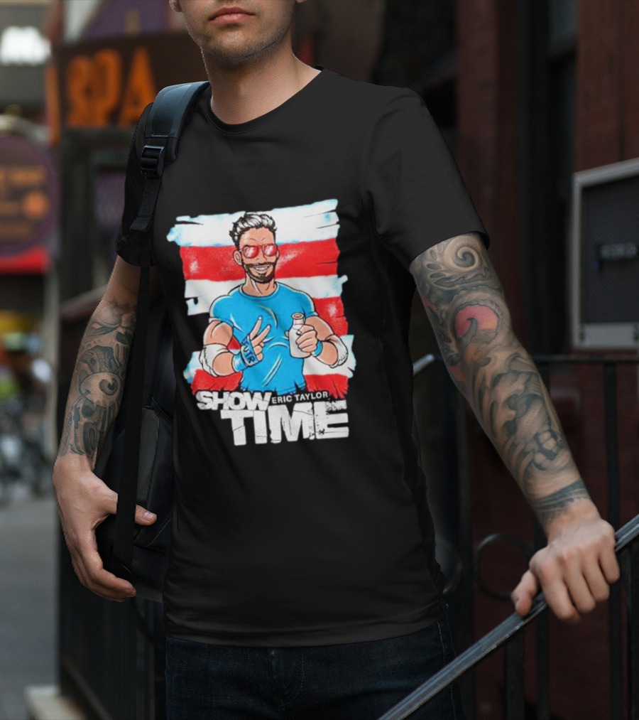 Eric Taylor Show Time Peace Pose And Drink T-Shirt