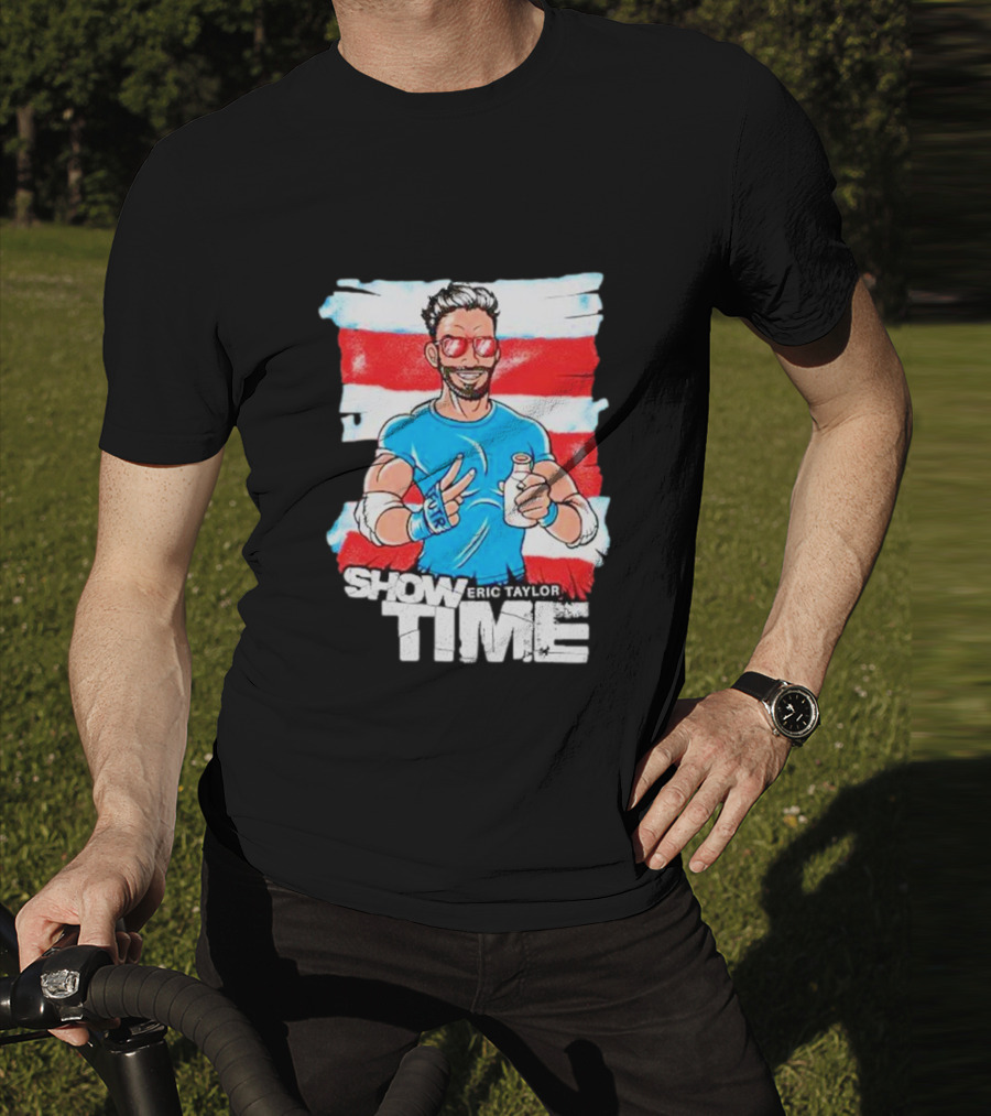 Eric Taylor Show Time Peace Pose And Drink T-Shirt