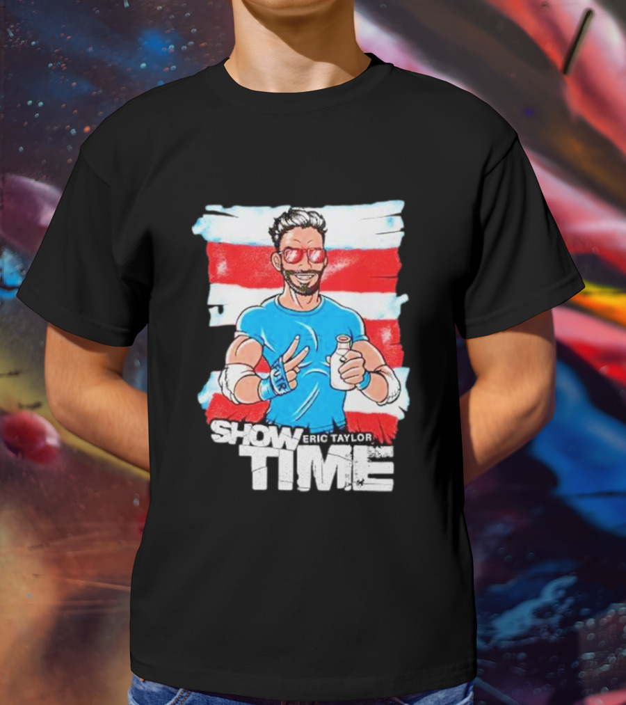 Eric Taylor Show Time Peace Pose And Drink T-Shirt