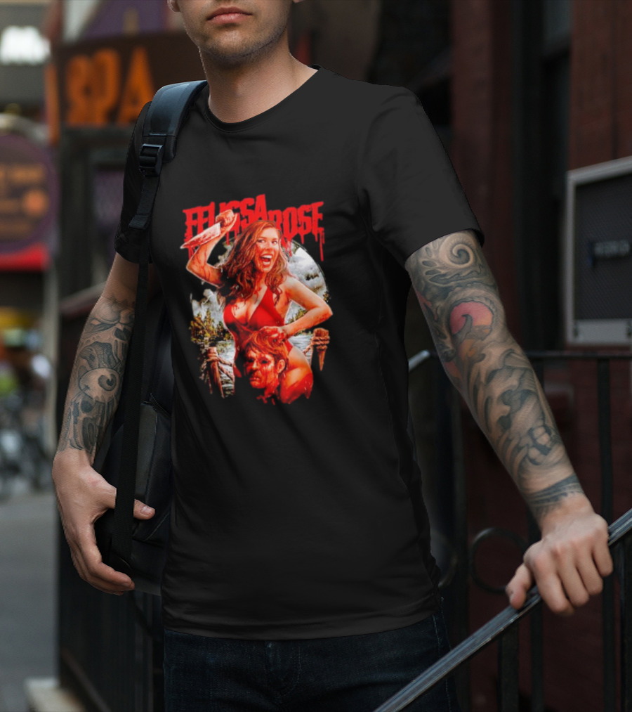 Felissa Rose Off With Your Head Horror Movie T-Shirt