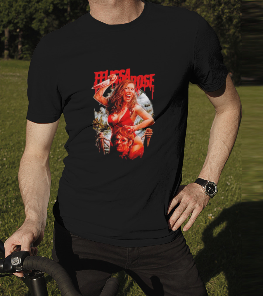 Felissa Rose Off With Your Head Horror Movie T-Shirt
