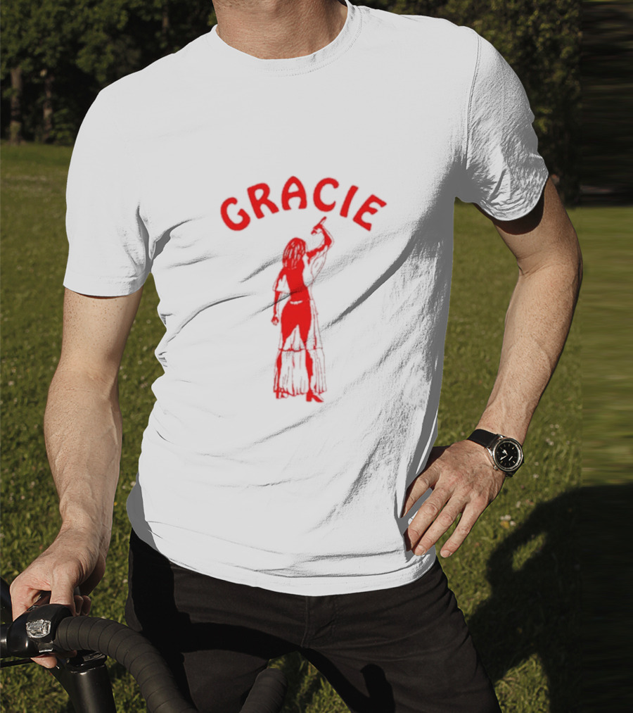 Gracie Abrams Red Silhouette Woman T-Shirt