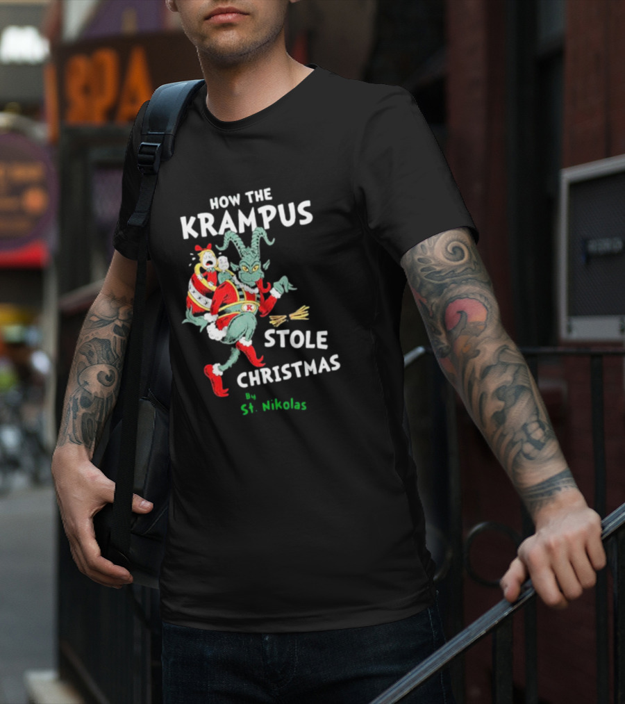 How The Krampus Stole Christmas By St. Nikolas T-Shirt