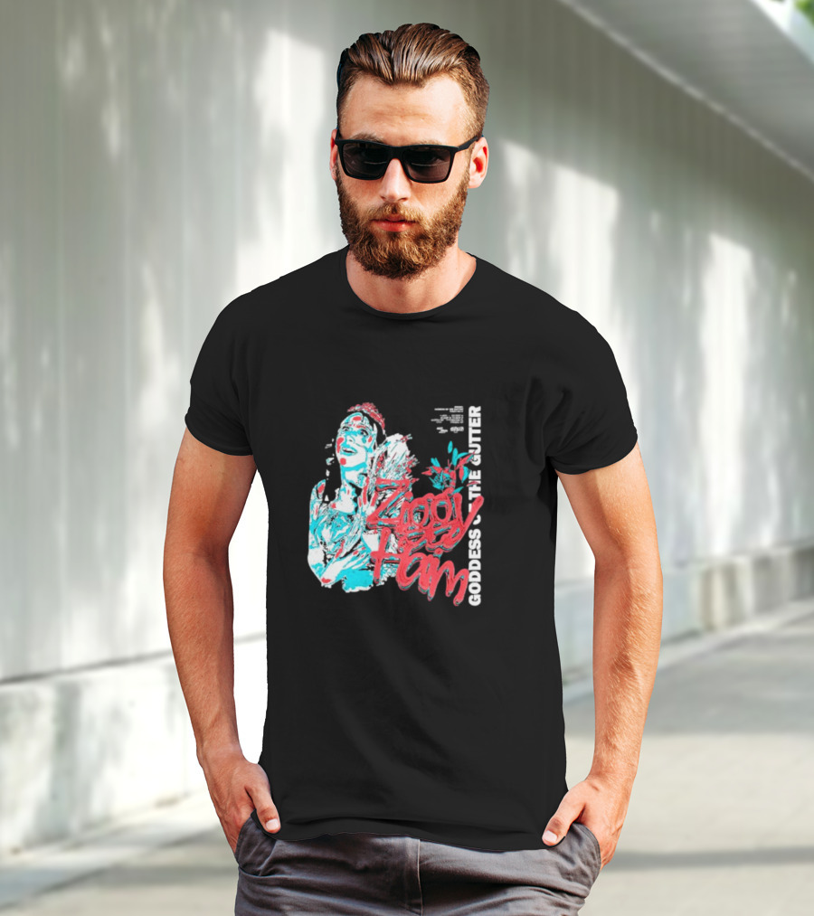Ziggy Haim Goddess Of The Gutter Vibrant Portrait Style Iconic T-Shirt