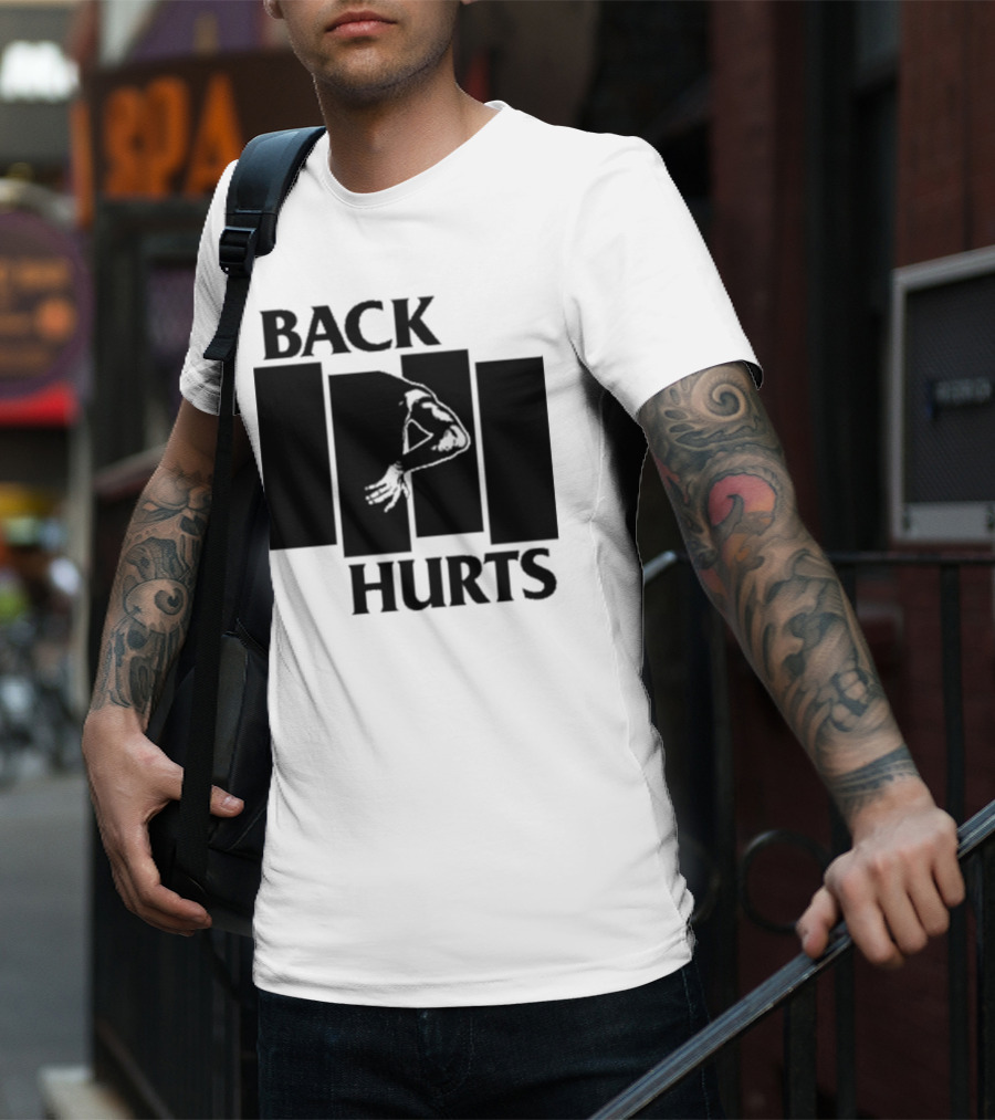 Black Flag Back Hurts T-Shirt