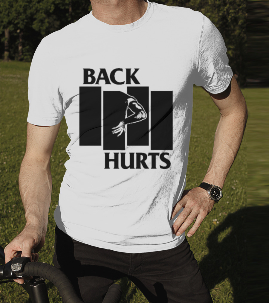 Black Flag Back Hurts T-Shirt