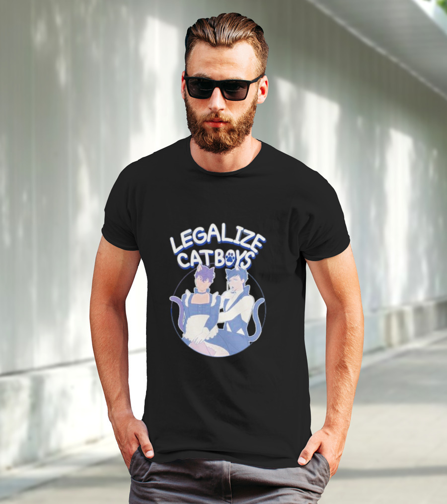 Legalize Catboys Dan And Phil-Inspired Fandom Concept T-Shirt