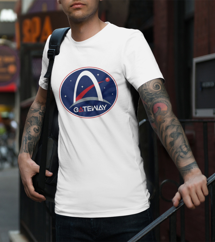 Gateway Program NASA Inspired St. Louis Arch T-Shirt