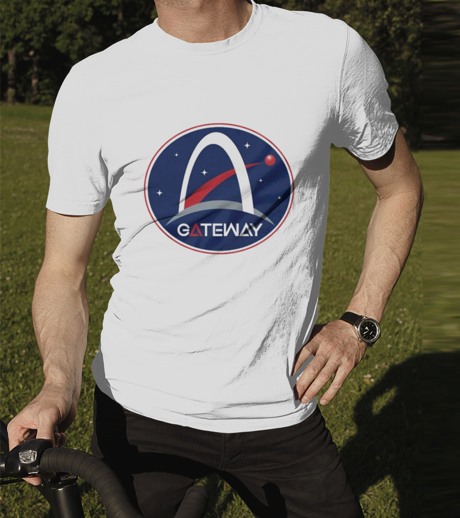 Gateway Program NASA Inspired St. Louis Arch T-Shirt