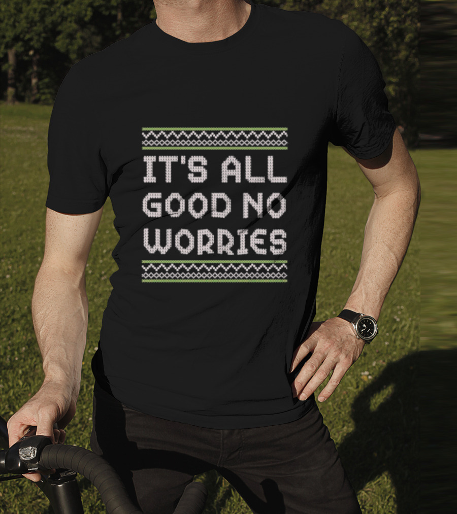 It's All Good No Worries Knitted T-Shirt