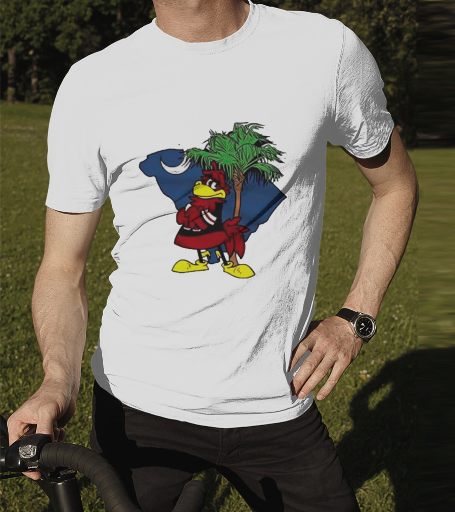South Carolina Gamecocks Palmetto Moon Mascot T-Shirt