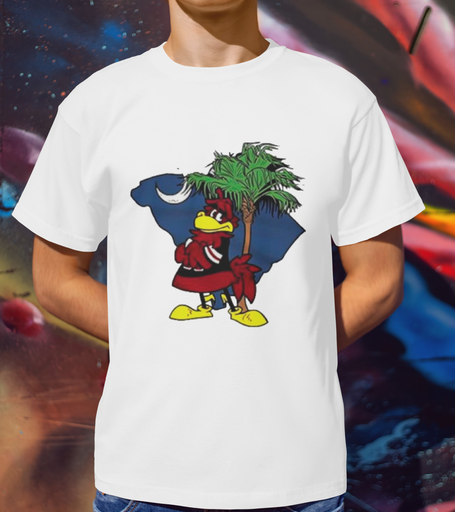 South Carolina Gamecocks Palmetto Moon Mascot T-Shirt