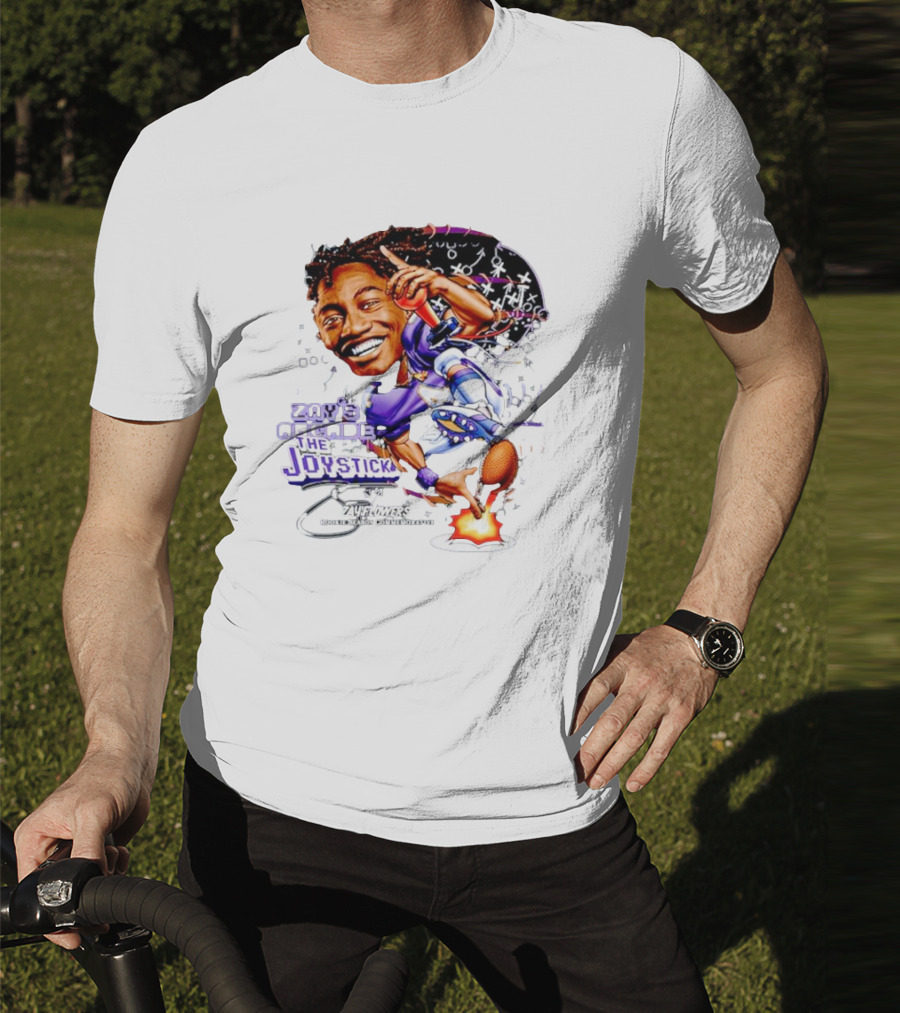 Zay’s Arcade The Joystick Zay Flowers Rookie Season Collaborator T-Shirt