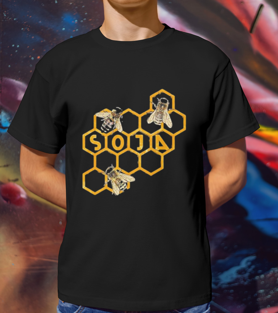 SOJA Bee Honeycomb T-Shirt