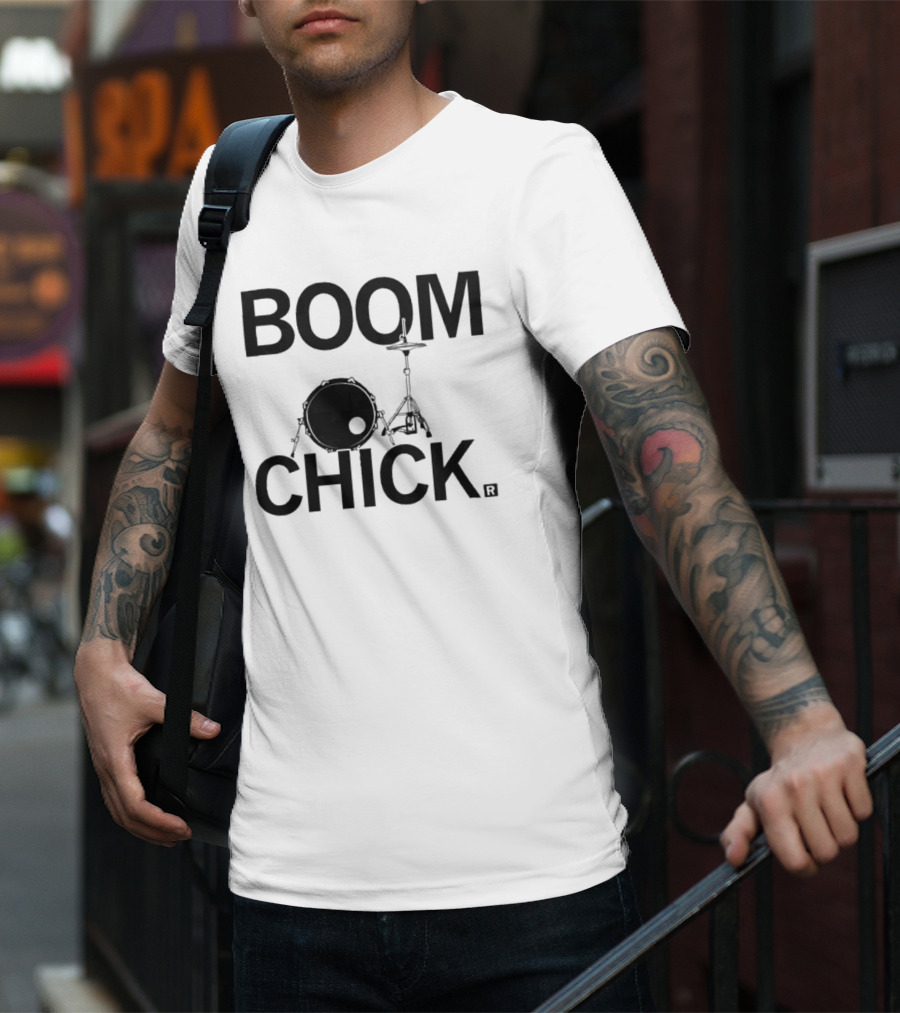 Boom Chick Drums Band Music T-Shirt