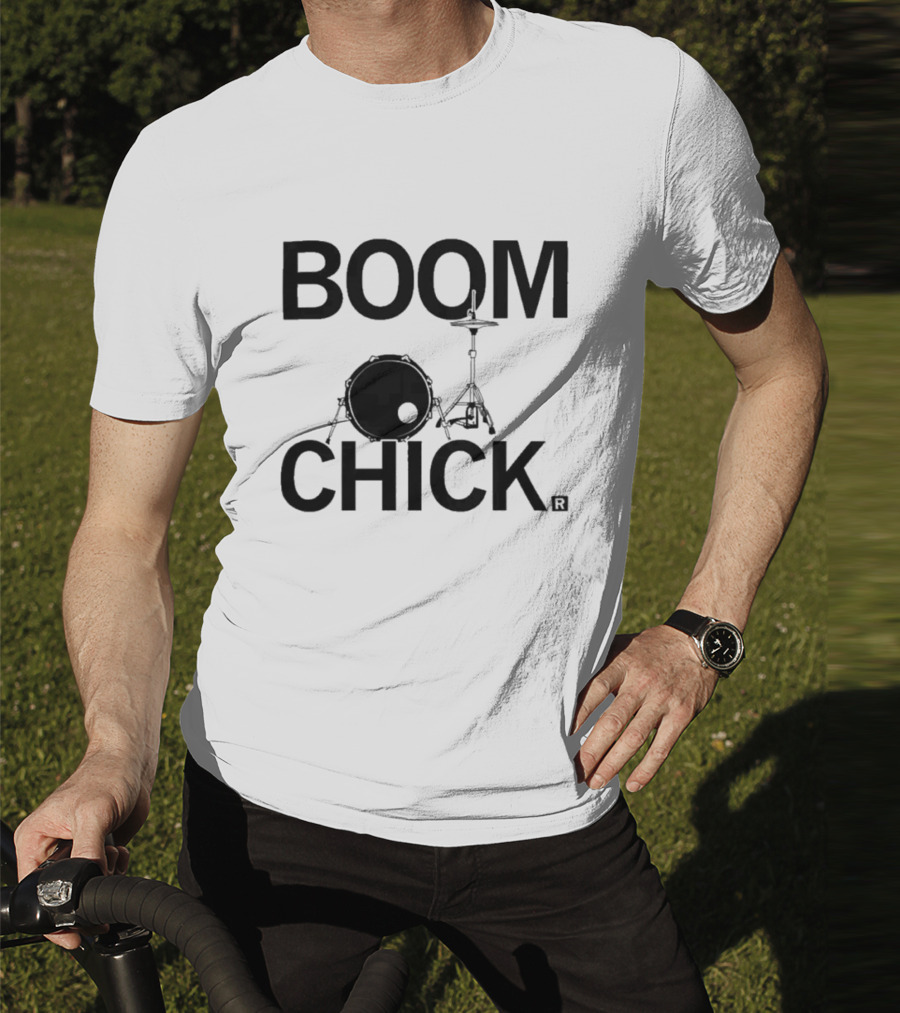 Boom Chick Drums Band Music T-Shirt