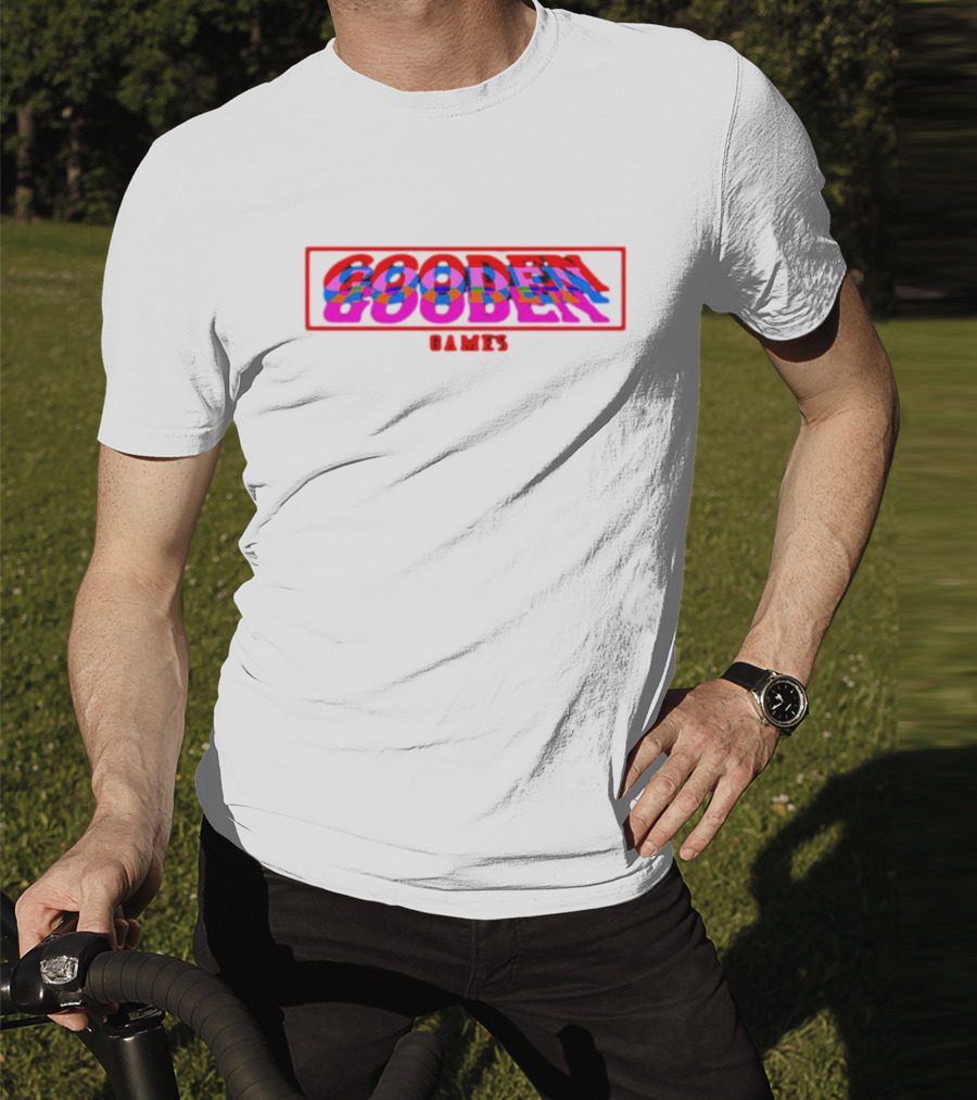 Drew Gooden Merch Gooden Games Glitch Text T-Shirt