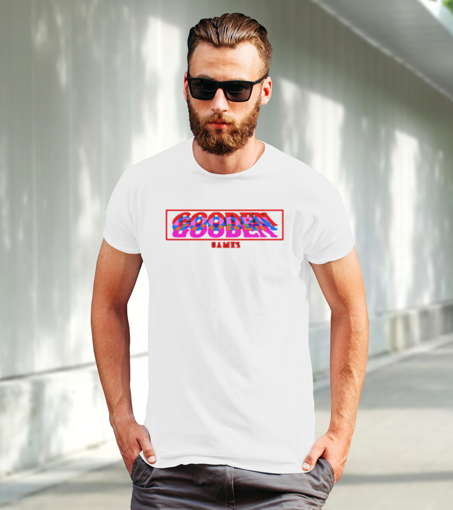 Drew Gooden Merch Gooden Games Glitch Text T-Shirt