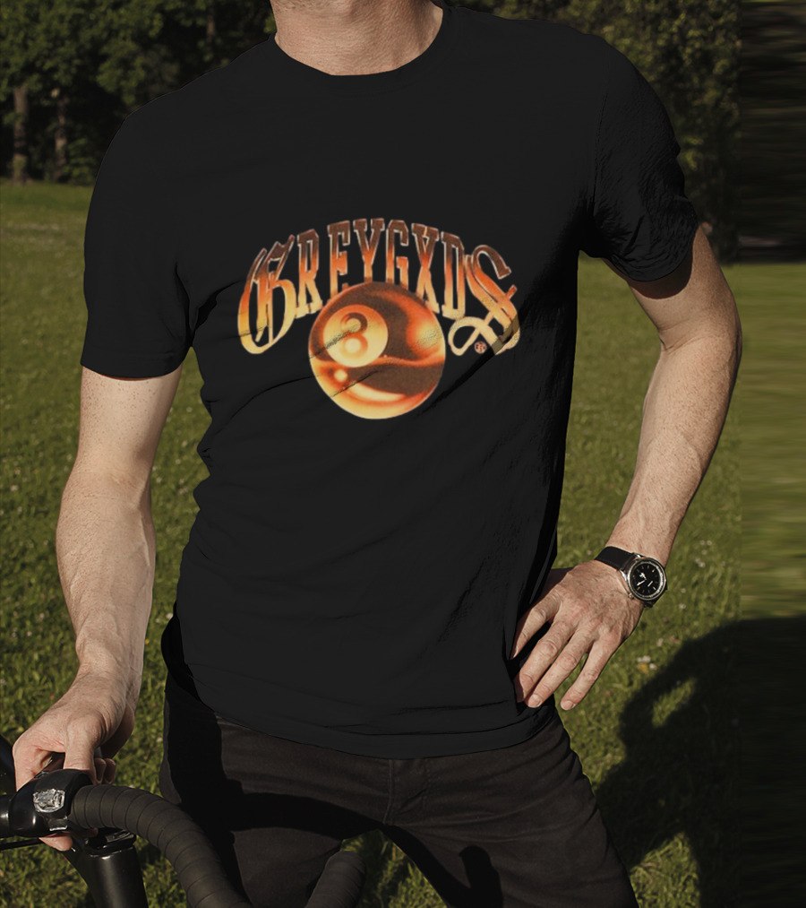 Greygods Vintage Number 8 Ball T-Shirt