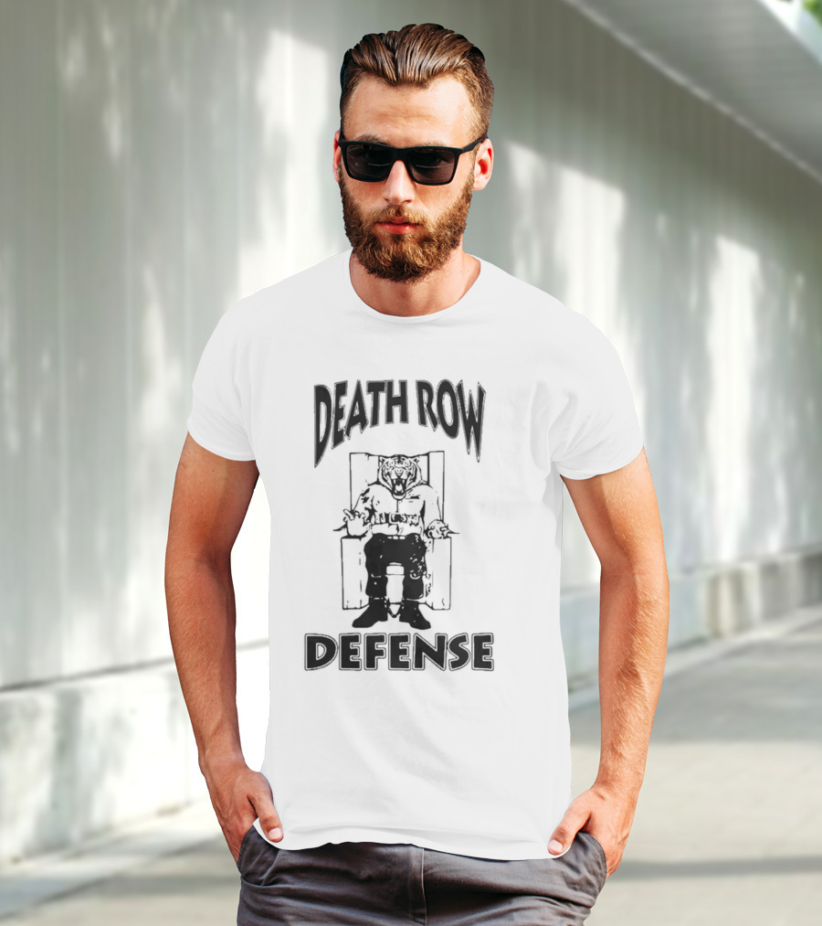 Missouri Tigers Death Row Defense Football Tiger Electric Chair T-Shirt