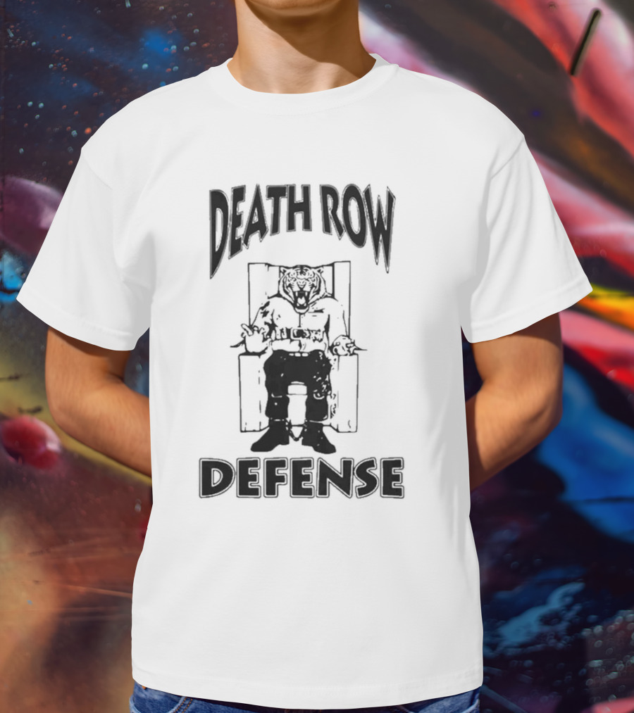 Missouri Tigers Death Row Defense Football Tiger Electric Chair T-Shirt