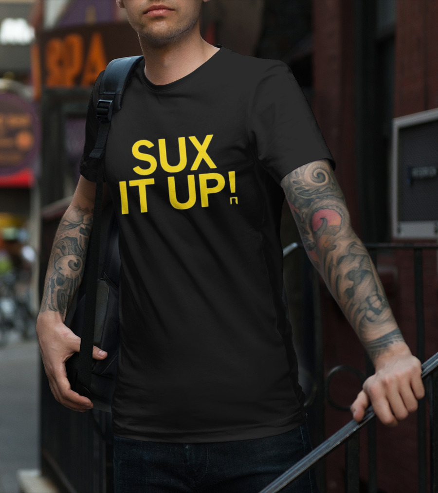 Raygun Sux It Up Slogan T-Shirt
