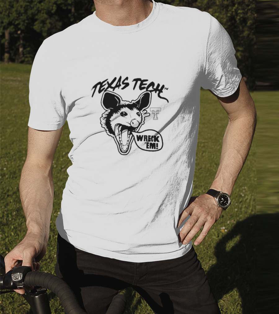 Texas Tech Red Opossums Wreck 'Em T-Shirt