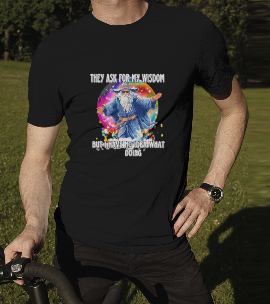 Wizard Of Wisdom They Ask For My Advice But I Have No Idea What I'm Doing T-Shirt
