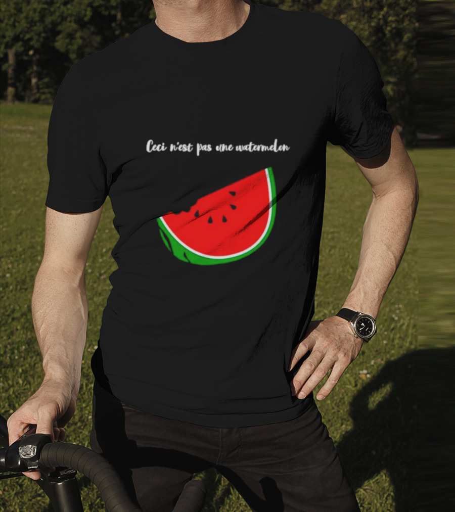 Ceci N’est Pas Une Watermelon Slice Magritte T-Shirt