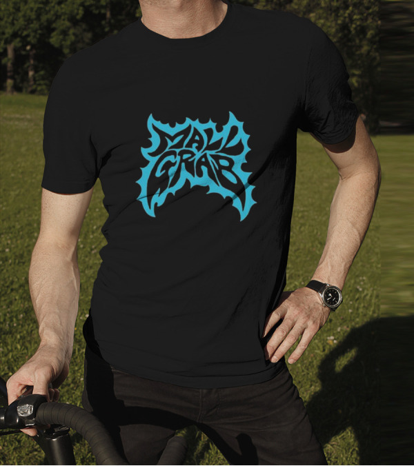 Mall Grab Psychedelic Blue Flame T-Shirt