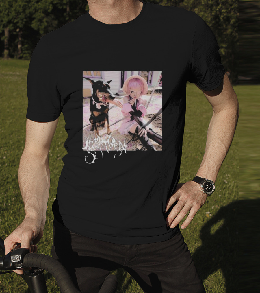 Jazmin Bean Yandere Aesthetic Pink Wig Dog T-Shirt