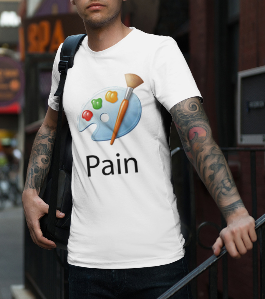 Pain Microsoft Paint Palette Brush T-Shirt