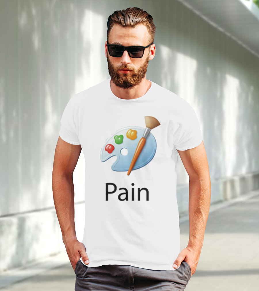 Pain Microsoft Paint Palette Brush T-Shirt
