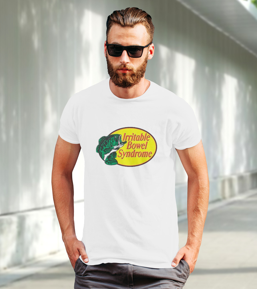 Irritable Bowel Syndrome Bass Fish T-Shirt
