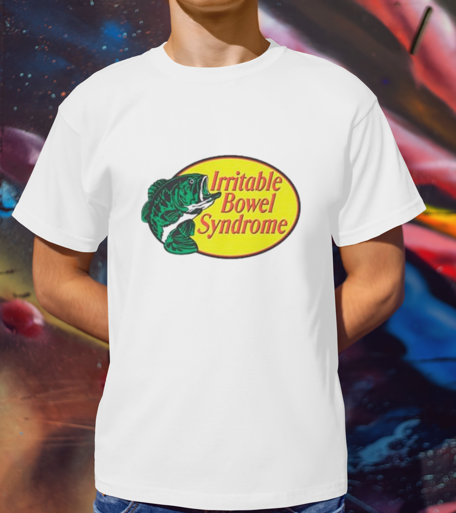 Irritable Bowel Syndrome Bass Fish T-Shirt
