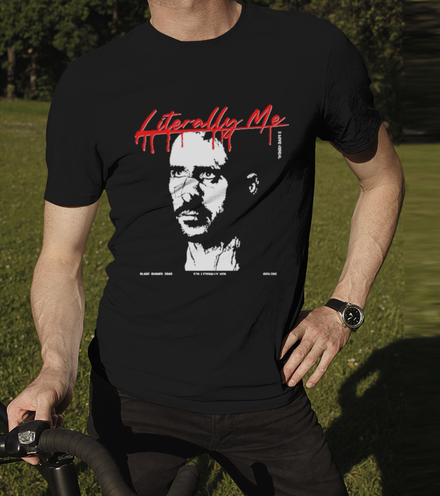 Literally Me Blade Runner 2049 Ryan Gosling I Love Cereal T-Shirt