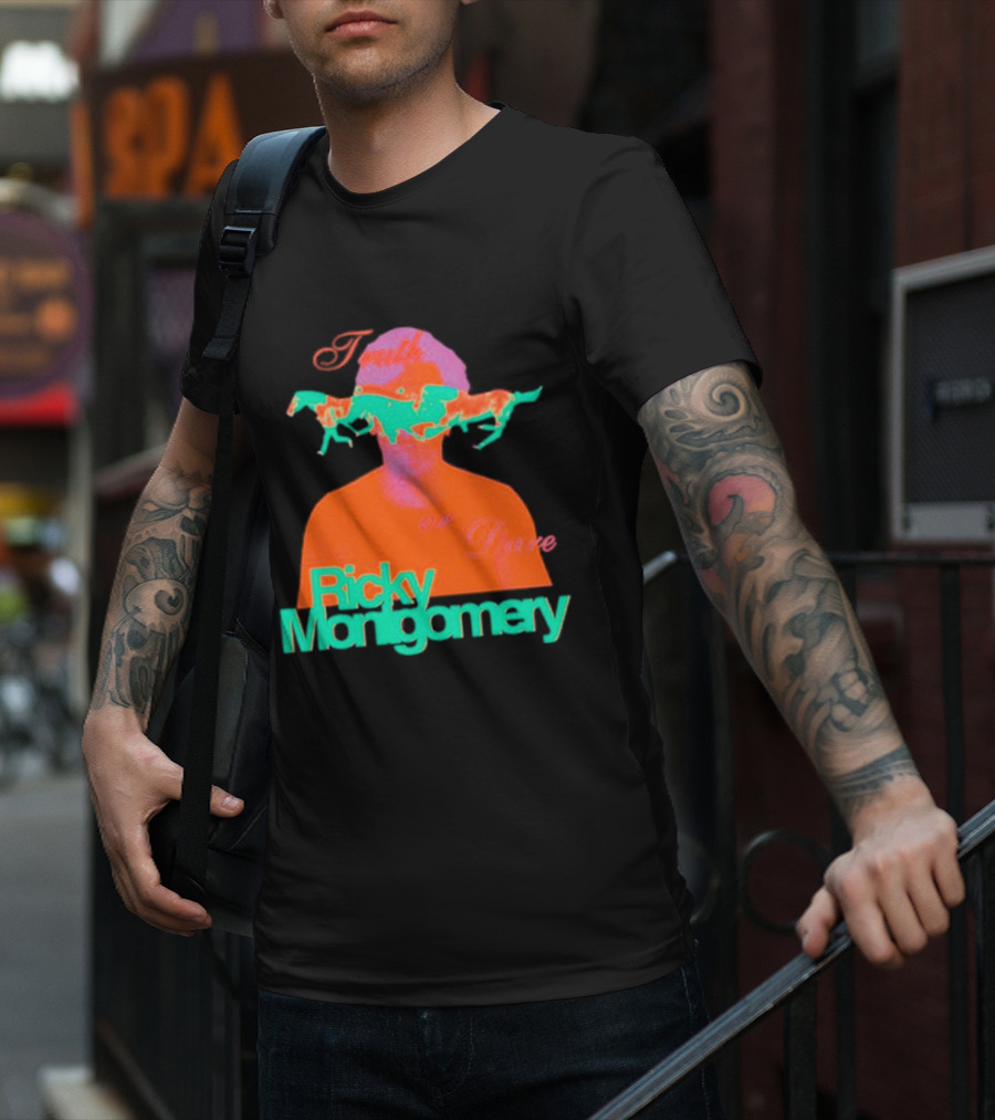 Ricky Montgomery Truth Or Dare Vibrant Horse Overlay T-Shirt