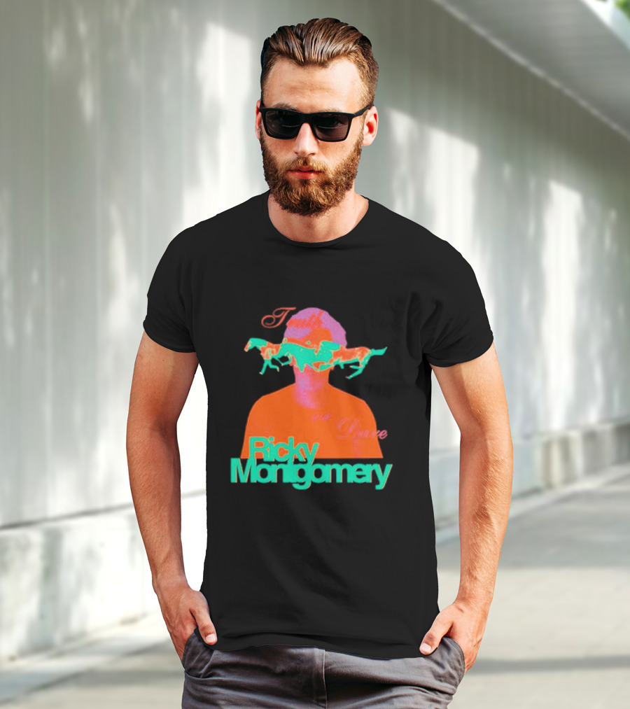 Ricky Montgomery Truth Or Dare Vibrant Horse Overlay T-Shirt
