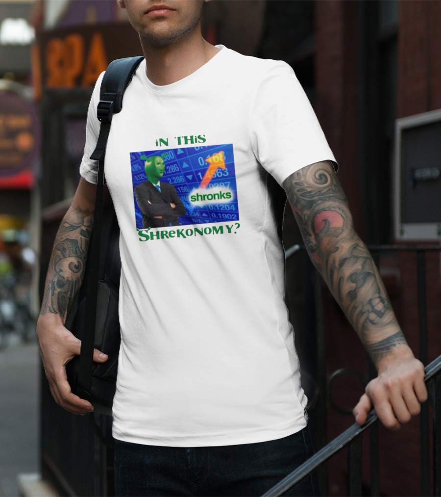 In This Shrekonomy Shronks Stock Market T-Shirt