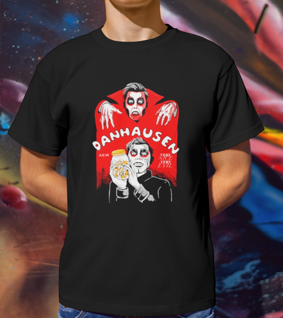 AEW Danhausen Very Nice Very Evil Faust T-Shirt